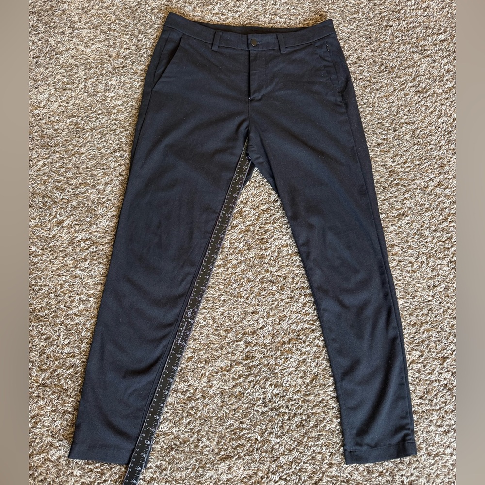 Lululemon Commission Pant Slim *Wool 32” Heathered Black Size 33